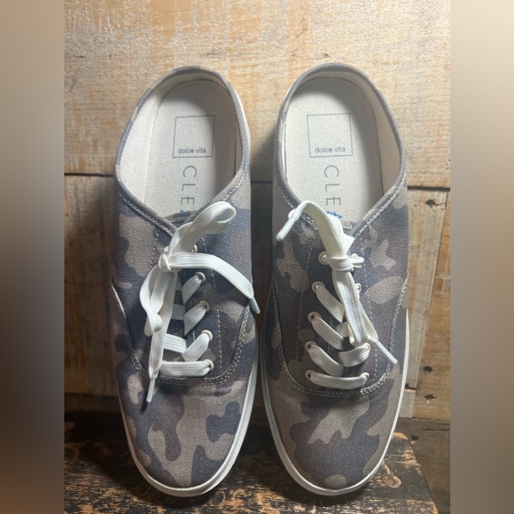 Dolce Vita Clear Slip On Camo Sneakers - Picture 2 of 10